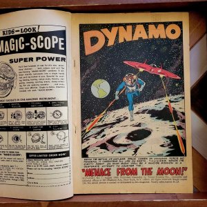 DYNAMO #1 VG/FN (Tower Action, 1966) Premiere issue, NoMan & Lightning cameos