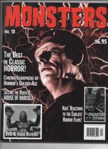 MONSTERS FROM THE VAULT #12, NM-, Magazine sized, 2001, Frankenstein, Dracula