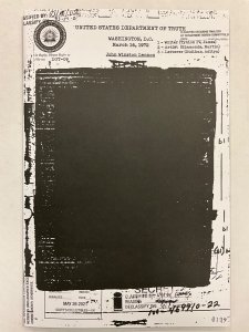 Department of Truth #9 Redacted Blank Variant