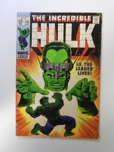 The Incredible Hulk #115 (1969) VG condition