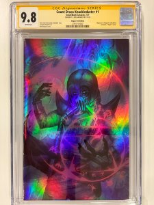 Count Draco Knuckleduster #1 Amparo Foil Edition SIgned by Amparo CGCSS 9.8