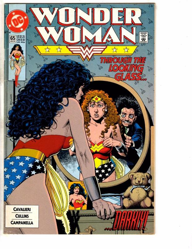 Lot Of 2 Wonder Woman DC Comic Books # 64 FN/VF 65 FN/VF Bolland Covers JR1