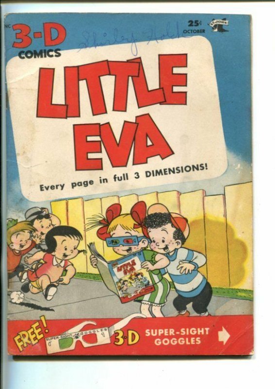 LITTLE EVA  #11-ST JOHN-1953-3-D-GLASSES-good/vg