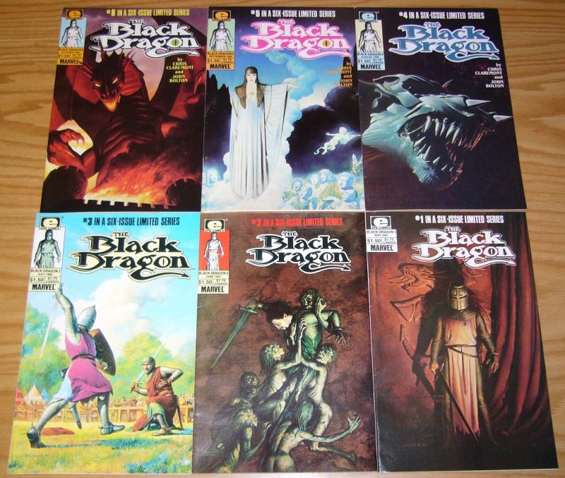 Black Dragon #1-6 VF/NM complete series CHRIS CLAREMONT john bolton set 2 3 4 5