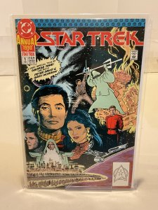 Star Trek Annual #1 1990  9.0 (our highest grade)  George Takei!  Gray Morrow!