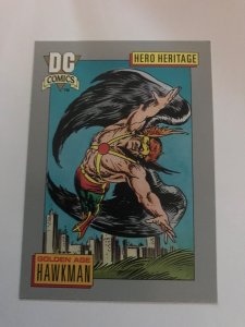 GA HAWKMAN #10 card : 1992 DC Universe Series 1, NM/M, Impel,  Joe Kubert art