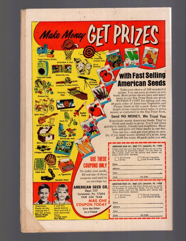 Edgar Rice Burroughs' Tarzan #207 (1972)  Joe Kubert  / MB#1