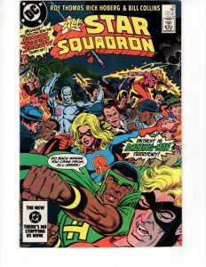 All-Star Squadron #39 Liberty Belle Amazing Man Copper Age DC !!!