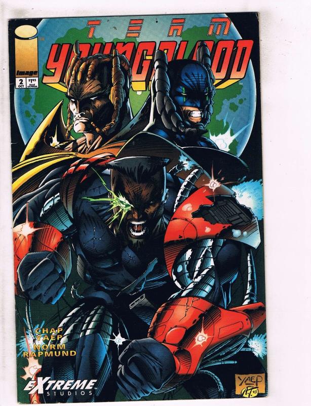 9 Team Youngblood Image Comic Books # 1 2 3 4 5 6 7 9 + Yearbook # 1 J122