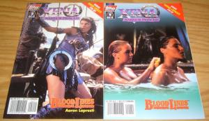 Xena Warrior Princess: Bloodlines #1-2 VF/NM complete series LUCY LAWLESS PHOTO