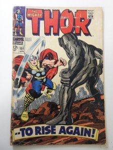 Thor #151 (1968) GD Condition