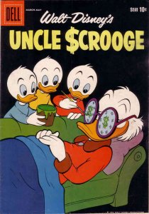 Uncle Scrooge (Walt Disney) #25 FAIR ; Dell | low grade comic May 1959 Glasses