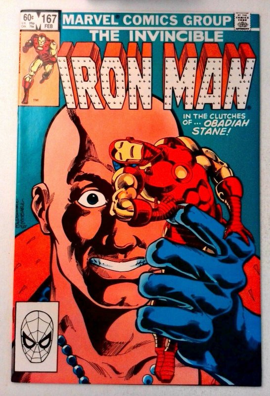 Iron Man #167 Marvel 1983 VF/NM Bronze Age Comic Book 1st Print