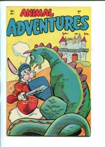 ANIMAL ADVENTURES #1- 1953-DRAGON COVER-SOUTHERN STATES-vf