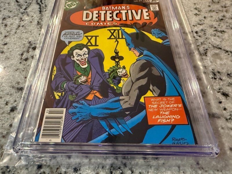 Detective Comics # 475 CGC Graded 8.5 DC Comic Book 1978 Joker Batman JH25