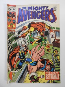 The Avengers #66 (1969) The great Betrayal! VG- Condition!
