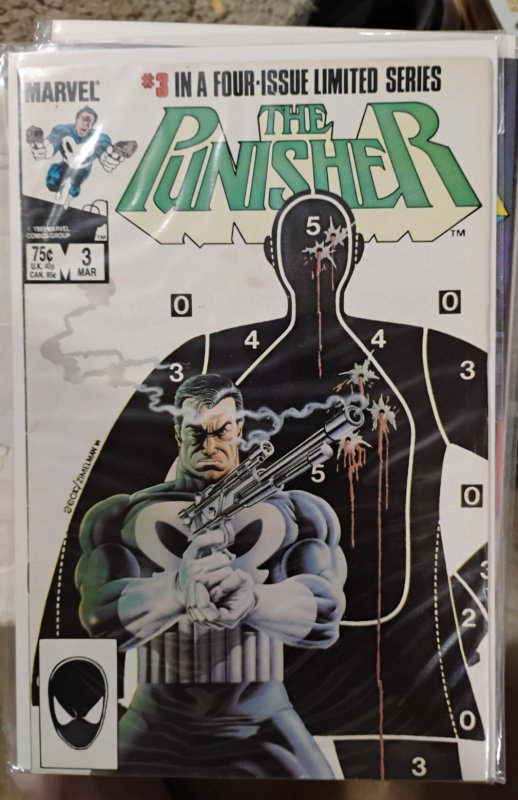 THE PUNISHER   # 3   1986   marvel  key mini series  ZECK MINI SERIES