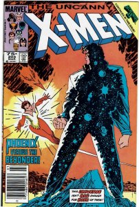Uncanny X-Men #203 Chris Claremont John Romita Jr. Starjammers Newsstand VF+