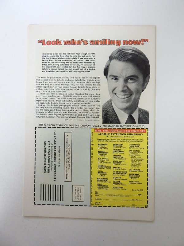 Strange Tales #175 (1974) VG+ MVS intact bottom staple detached from cover