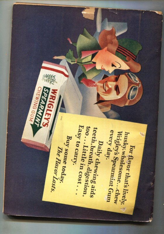 SHADOW 1941 Aug 1-Crimson Death-Skeleton cover-Pulp Magazine G