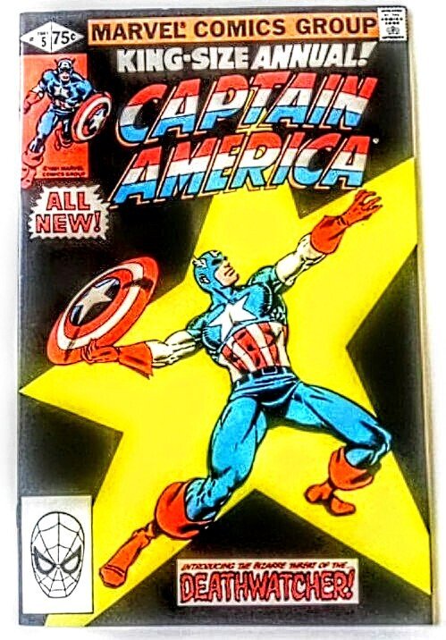 Captain America Annual #5 The Deathwatcher! Bronze Age Marvel