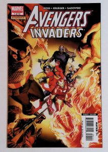 Avengers/Invaders 1 Captain America Namor Human Torch Alex Ross Marvel MCU