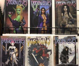 POISON ELVES (1995 SIRIUS)  1-76,79-80 Cult title -almost complete Elves go wild 