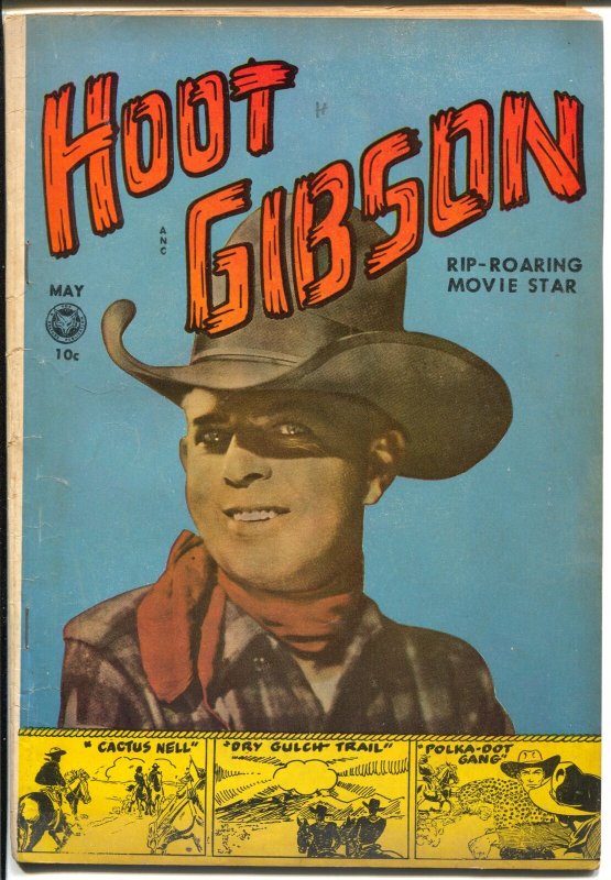 Hoot Gibson #5 1950-Fox-1st issue-photo covers-B-western film star-VG+