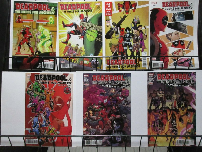 Deadpool & the Mercs for Money (Marvel v2 2016) #2-6, 9, 10 Lot