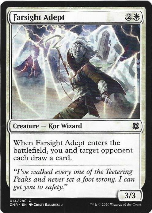 Magic the Gathering: Zendikar Rising- Farsight Adept