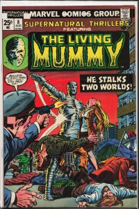 Supernatural Thrillers #8 (1974) The Living Mummy [Key Issue]