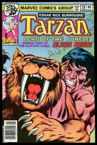 Tarzan 20 VF+ 8.5 3585 Marvel 1979