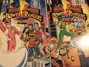 Mighty Morphin Power Rangers Saga #1 & 2 lot : Hamilton 1995 mini, 2 in NM