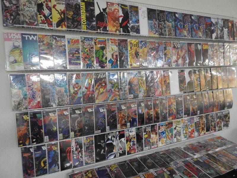 Huge Lot 150+ Comics W/ Flash, Batman, Eight Billion Genies, +More! Avg VF Cond!