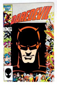 Daredevil #236 (1986) Hulk Thor Marvel VF/NM