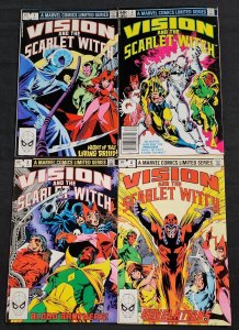 Vison and the Scarlet Witch 4PC LOT #1-4 - 1st Series (VF+ 8.5) 1982 