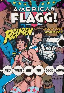 American Flagg #4 VF/NM; First | save on shipping - details inside