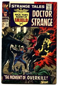 STRANGE TALES #151 comic book 1966-NICK FURY-DR STRANGE-KIRBY-STERANKO VF-