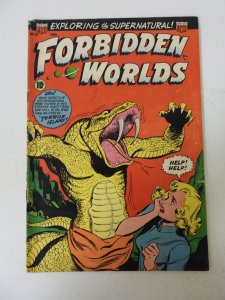 Forbidden Worlds #20 (1953) VG+ condition ink front cover