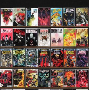 Huge Lot 160+ Comics with Daredevil, Dc Universe Presents, Deadly Class & More!