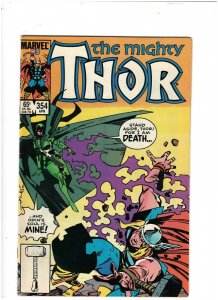 Thor #354 Marvel Comics 1985 vs. Loki & Hela Walt Simonson FN 6.0 
