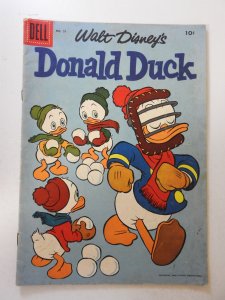 Donald Duck #51 (1957) VG Condition rust on bottom staple