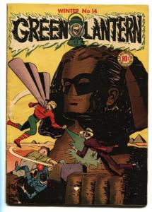 GREEN LANTERN #14 1944-Signed by Irwin Hansen and Mart Nodell-DC Golden-Age