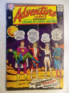 ADVENTURE COMICS # 342 DC SUPERBOY LEGION ACTION LOW GRADE READER