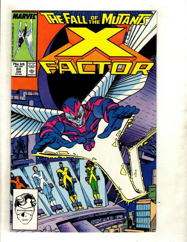 X-Factor # 24 NM Marvel Comic Book 1st Archangel Appearance Wolverine X-Men GK4