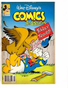 5 Walt Disney's Comics & Stories Disney Comic Books # 565 567 570 575 577 J226