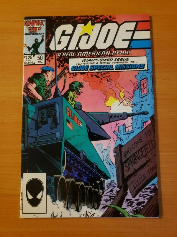 G.I. Joe A Real American Hero #50 Direct Market ~ NEAR MINT NM ~ (1986 Marvel) 