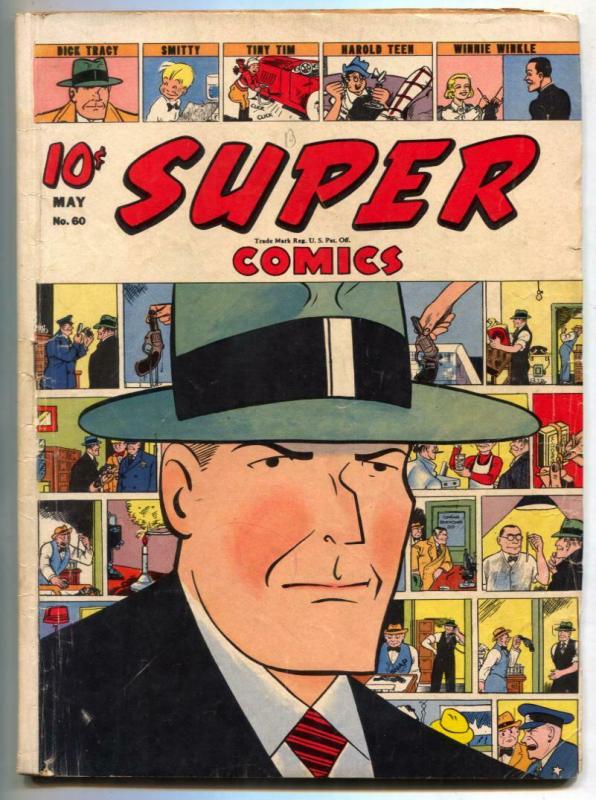 Super #60 1943- DICK TRACY COVER- incomplete 