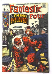 Fantastic Four (1961 series)  #91, VF- (Actual scan)