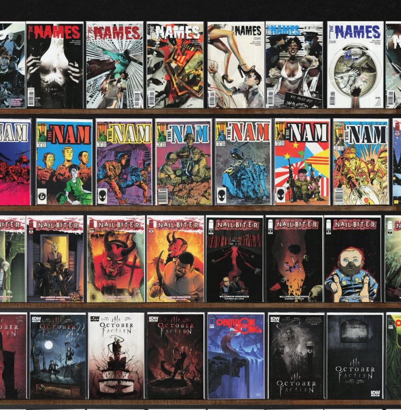 Huge Lot 150+ Comics with Nailbiter, The 'Nam, The October Faction & More!